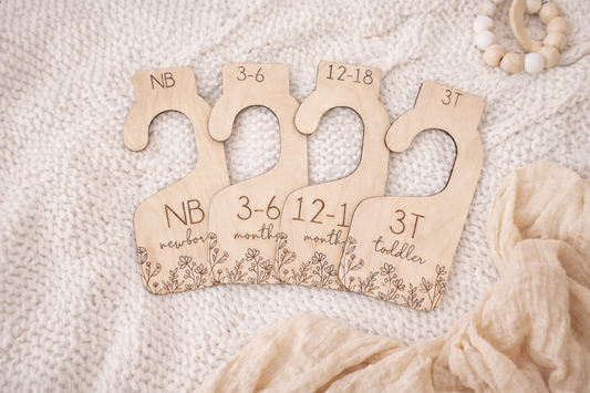 Wildflower Baby Closet Dividers