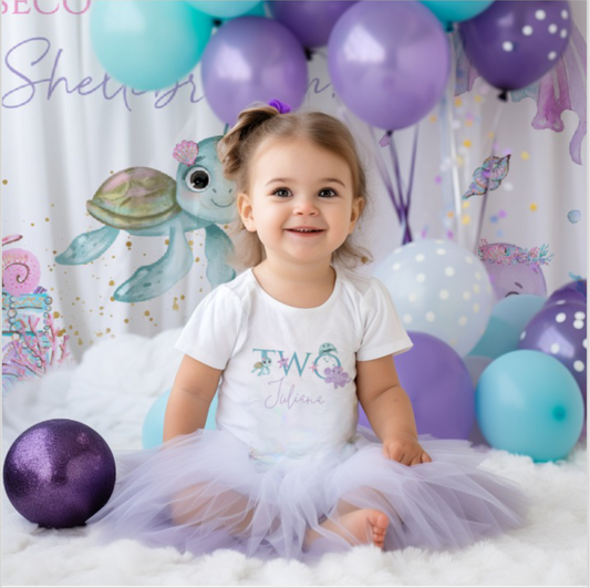 Mermaid Birthday Backdrop