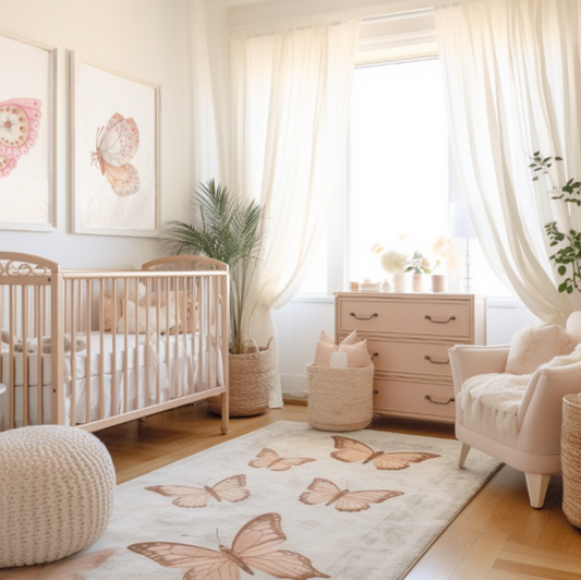 Blush Butterfly Set of 3