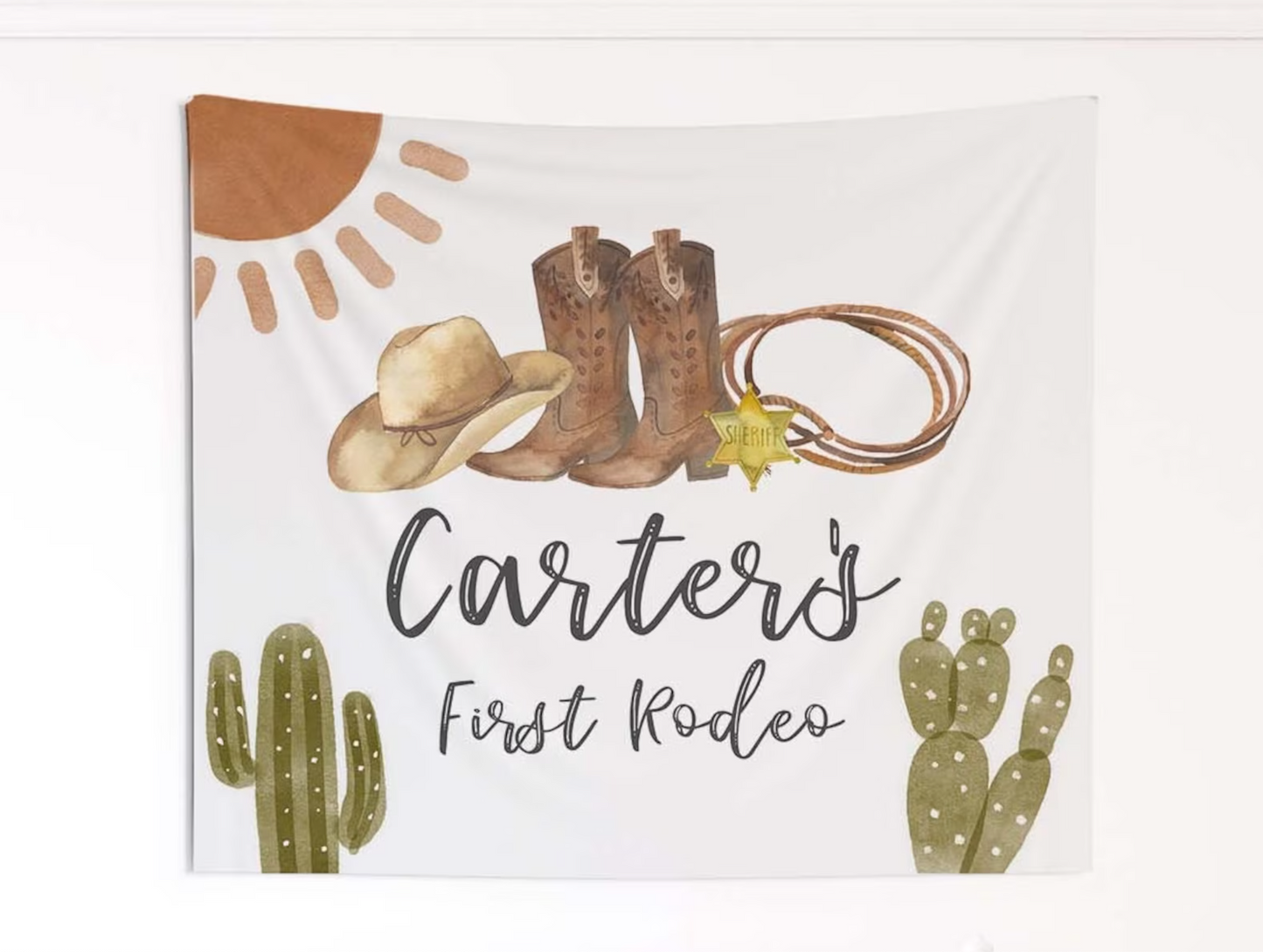 Rodeo Birthday Backdrop