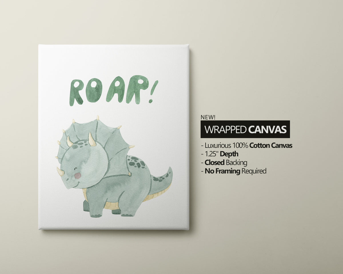 Dinosaur Set of 3 Nursery Art Prints, Boy Nursery Wall Art Blue Green, Dino Nursery Decor, Play Room, Boy Baby Ideas, Kids room, roar,006