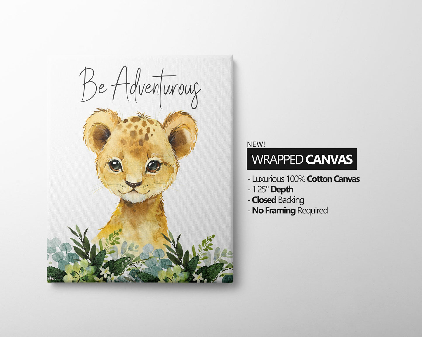 Set of 3 Safari Animal Nursery Art Prints