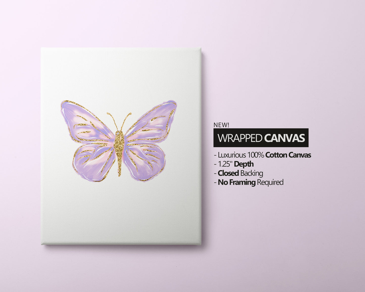 Personalized Purple Butterflies Set of 3 Nursery Art Prints, Butterfly Wall Art, Glitter Nursery Decor, Play Room, Girl Baby Room Ideas, 107
