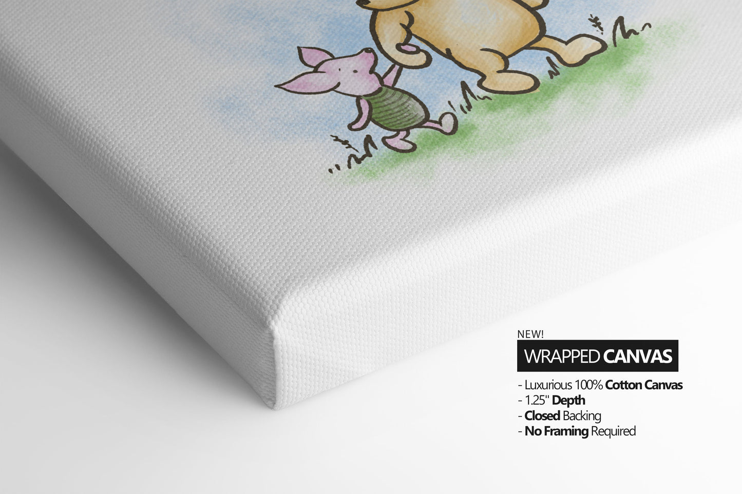 Set of 4 Classic Winnie-the-Pooh Nursery art prints, Gender Neutral Nursery, Winnie-the-Pooh inspirational quotes, new baby gift, 121