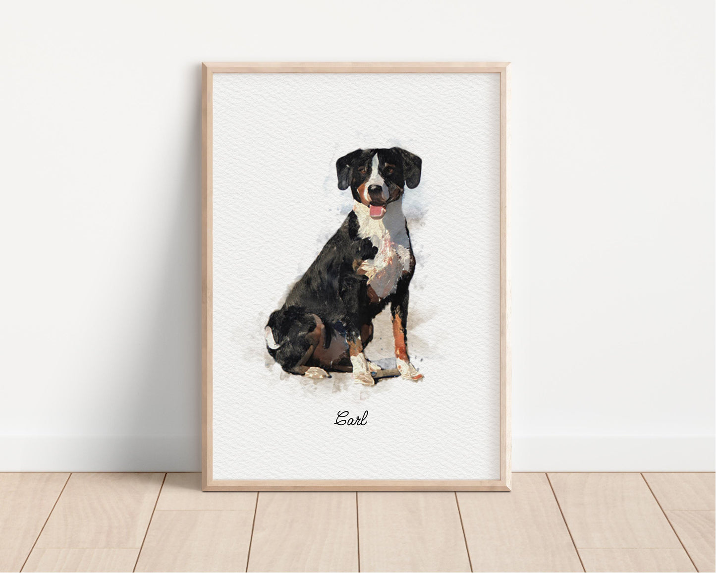 Custom Watercolor Cat Portrait, Pet Memorial, Cat Loss Gift, Cat Lover Gift, Pet Painting
