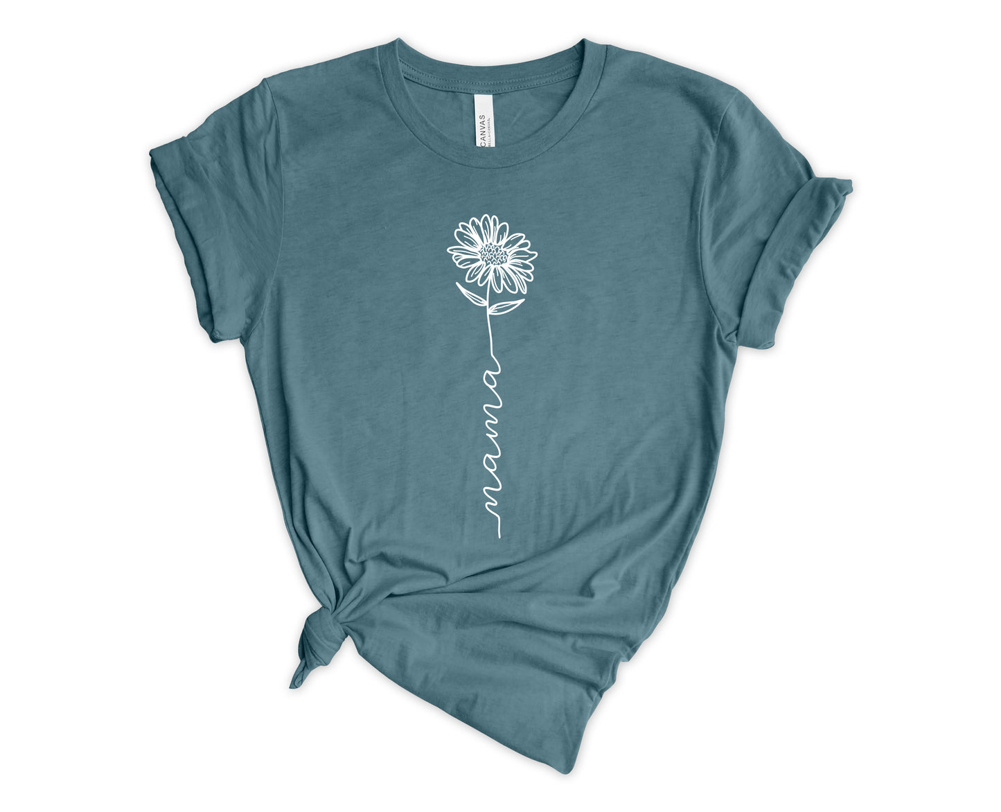 Floral Stem Mom Shirt