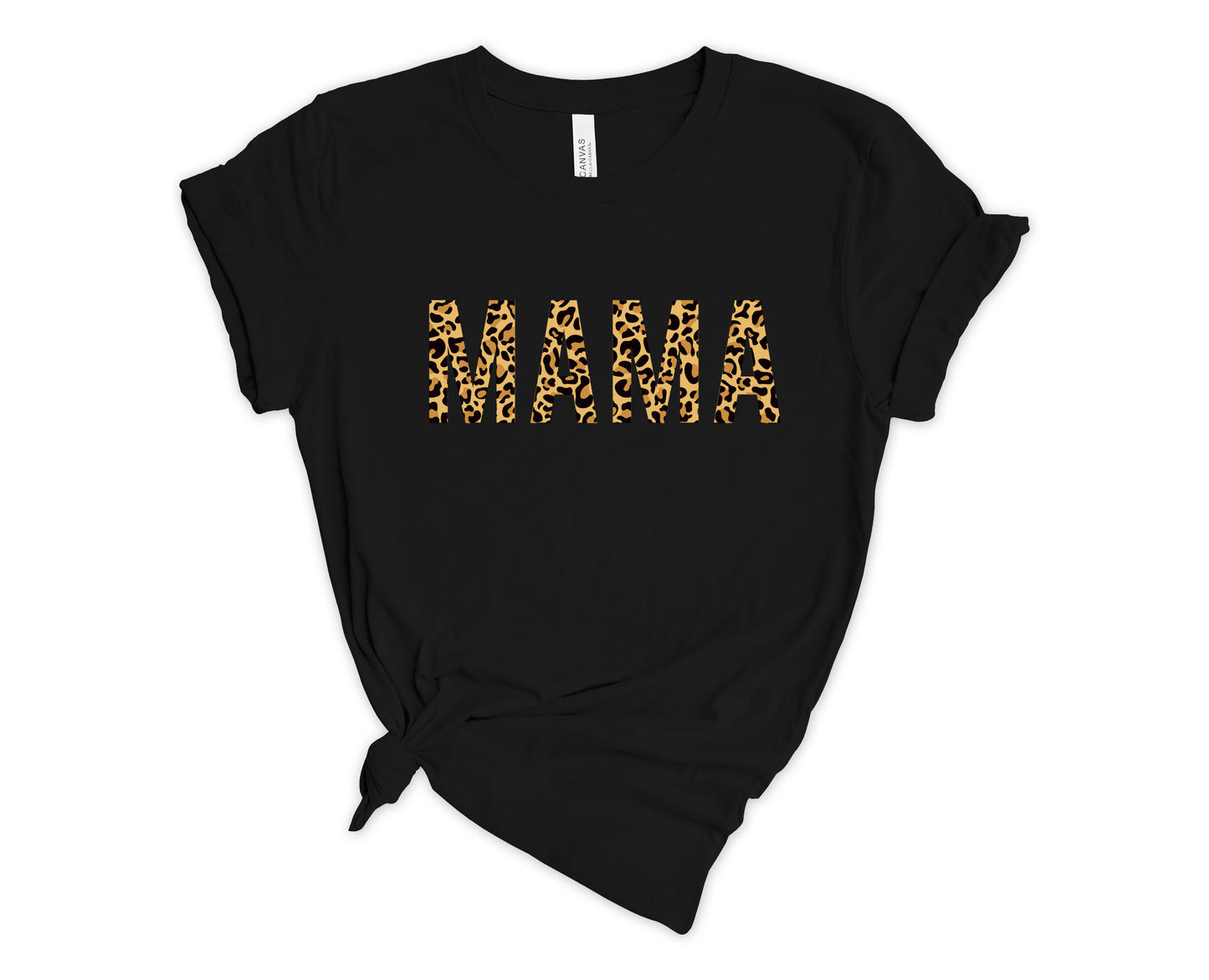 Mama Leopard Print Tee