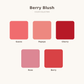 Berry Blush Baby Name Blanket