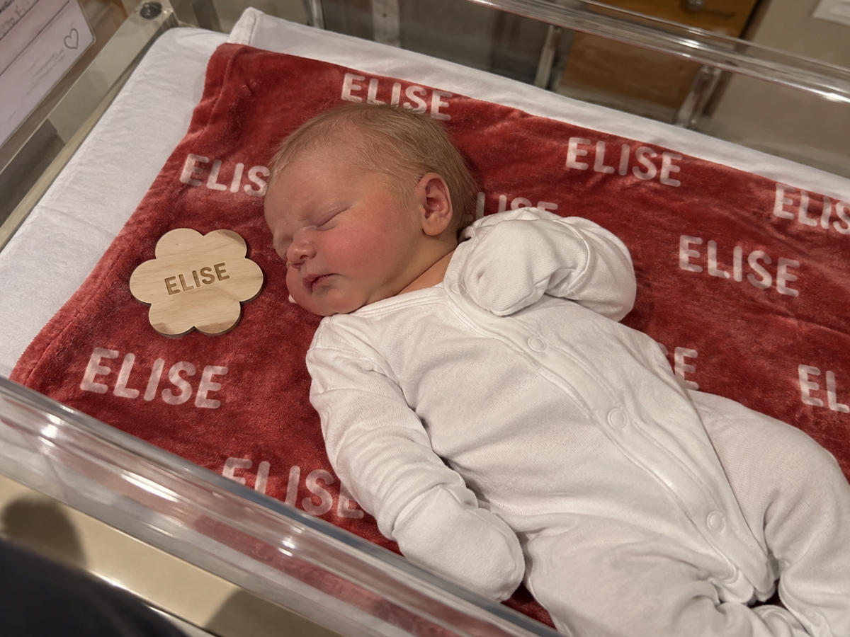 Cranberry Baby Name Blankets