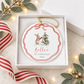 Bunny Personalized First Christmas Ornament