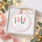 Nutcracker Personalized First Christmas Ornament