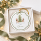Woodland Personalized First Christmas Ornament