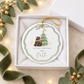 Personalized First Christmas Ornament Woodland Bear