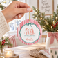 Personalized First Christmas Ornament Deer