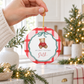 Personalized First Christmas Ornament Vintage Bear