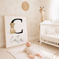 Safari Name Canvas