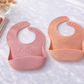 Personalized Silicone Baby Bib Set of Two
