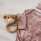 Personalized Highland Cow Baby Rattle
