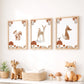Woodland Set of 3 Nursery Prints