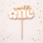 Wild One Floral Cake Topper