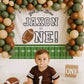 FIrst Year Down Football Backdrop