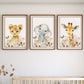 Wildflower Safari Set of 3 Prints