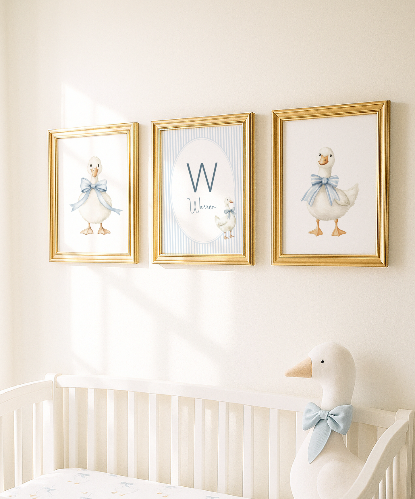 Personalized Set of 3 Goose Prints