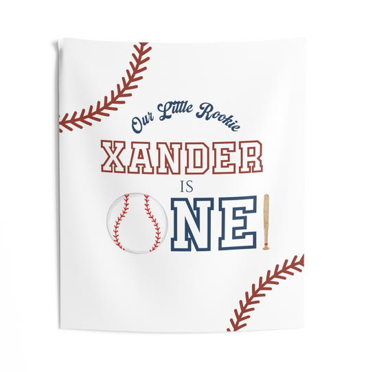 Little Rookie Baseball Backdrop