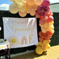 Sun First Birthday Backdrop