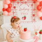 Berry Second Birthday Backdrop