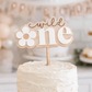 Wild One Floral Cake Topper