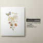 Set of 2 Wildflower Floral Art Prints with Butterflies