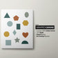 Set of 3 Alphabet and Shapes Nursery Art Prints, Education Wall Decor, Boys Nursery, Nursery Decor, Play Room, Baby Boy Room Ideas 062