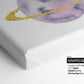 Purple Planet Set of 2 Nursery Art Prints, Wall Art, Galaxy Nursery Decor, Play Room, Girl space Baby Room Ideas, 011