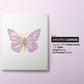 Personalized Purple Butterflies Set of 3 Nursery Art Prints, Butterfly Wall Art, Glitter Nursery Decor, Play Room, Girl Baby Room Ideas, 107