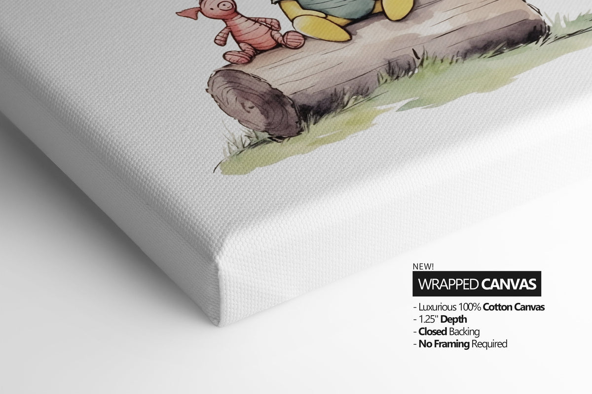 Set of 2 Classic Winnie-the-Pooh Nursery art prints, Gender Neutral Nursery, Winnie-the-Pooh inspirational quotes, new baby gift, 119