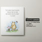 Set of 4 Classic Winnie-the-Pooh Nursery art prints, Gender Neutral Nursery, Winnie-the-Pooh inspirational quotes, new baby gift, 121