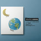 Planet Set of 6 Nursery Art Prints, Planets Wall Art, Solar System Nursery Decor, Play Room, Outer Space Baby Room Ideas