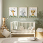 Set of 3 Safari Animal Nursery Art Prints
