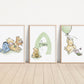 Personalized Set of 3 Classic Winnie-the-Pooh Nursery art prints, Gender Neutral, Winnie-the-Pooh inspirational quotes, new baby gift, 133