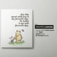 Set of 3 Classic Winnie-the-Pooh Nursery art prints, Gender Neutral Nursery, Winnie-the-Pooh inspirational quotes, new baby gift, 143