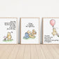 Set of 3 Classic Winnie-the-Pooh Nursery art prints, Gender Neutral Nursery, Winnie-the-Pooh inspirational quotes, new baby gift, 143
