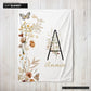 Set of 2 Wildflower Floral Art Prints with Butterflies