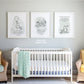 Set of 3 Classic Winnie-the-Pooh Nursery art prints, Gender Neutral Nursery, Winnie-the-Pooh inspirational quotes, new baby gift, 144