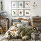Set of 6 Dinosaur Art Prints, Kids Gallery Wall Set, Dinosaur Wall Art, Dinosaur Nursery, Boys Room Dinosaur Decor, Kids Room Wall Art, 145