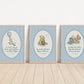 Set of 3 Classic Winnie-the-Pooh Nursery art prints, Gender Neutral Nursery, Winnie-the-Pooh inspirational quotes, new baby gift