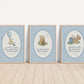 Set of 3 Classic Winnie-the-Pooh Nursery art prints, Gender Neutral Nursery, Winnie-the-Pooh inspirational quotes, new baby gift