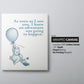 Set of 3 Classic Winnie-the-Pooh Nursery Art Prints, Blue