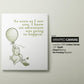 Set of 3 Classic Winnie-the-Pooh Nursery Art Prints, Green