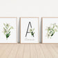 Personalized Set of White Lily Flower Art Prints, Wall Art, Bloom Bouquet, Nursery Decor, Play Room, Baby Room Ideas